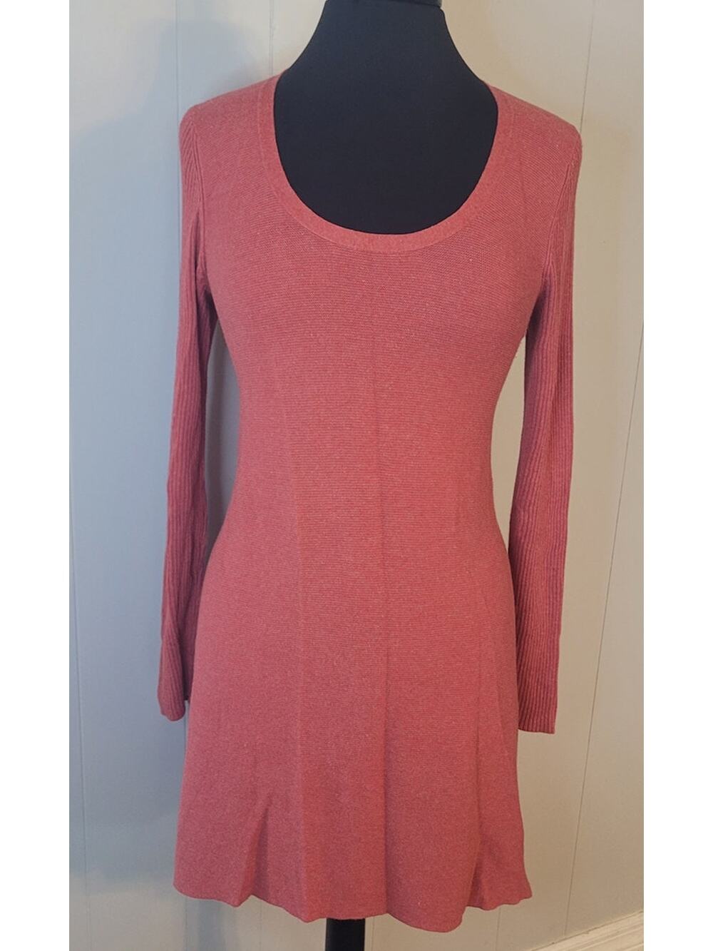Eileen Fisher Coral A Line Tunic Dress Linen Blend Small